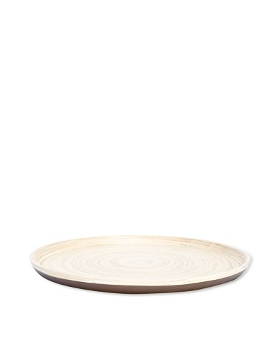 Ecorce d'Orange Hand-Painted Bamboo Tray [Cuir]