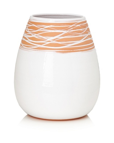 Ecorce d'Orange Hand-Made Ceramic Vase [Flocon]