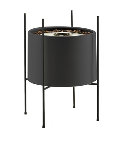 EcoSmart Cylinder Vessel in Stand, Graphite