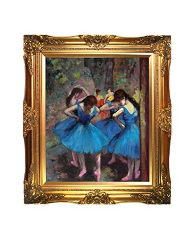 Edgar Degas Dancers In Blue Oil Painting