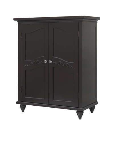 Elegant Home Fashions Versailles Double Door Floor Cabinet