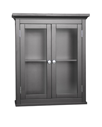 Elegant Home Fashions Madison Avenue Wall Cabinet, Espresso