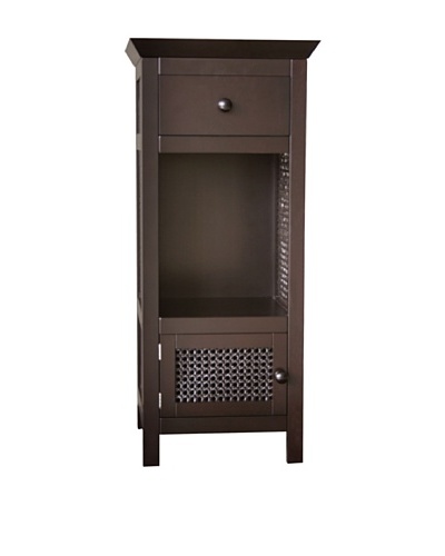 Elegant Home Fashions Savannah Floor Cabinet, Espresso