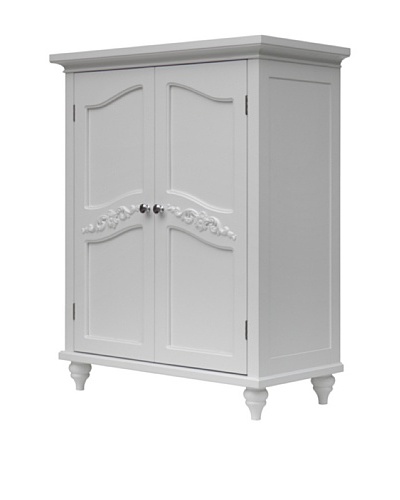 Elegant Home Fashions Versailles Double Door Floor Cabinet