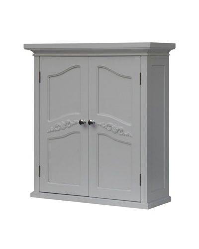 Elegant Home Fashions Versailles Double Door Wall Cabinet