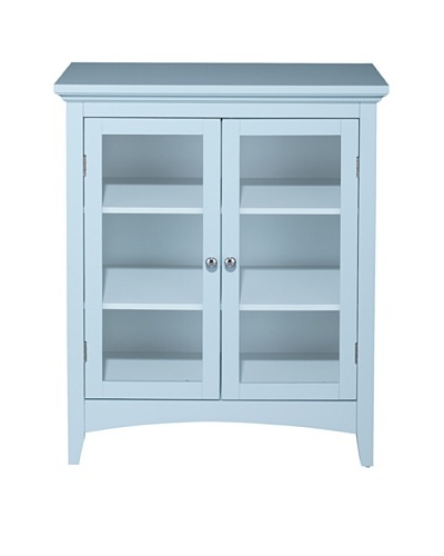 Elegant Home Fashions Madison Avenue Floor Cabinet with 2 Doors, Eton Blue