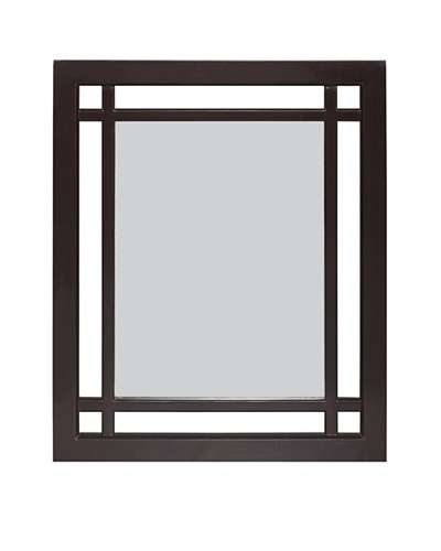 Elegant Home Fashions Neal Mirror, Dark Espresso