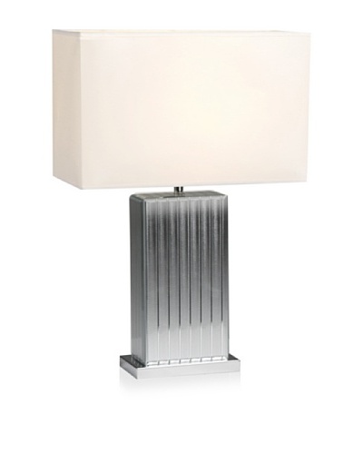 Mercana Ciara Table Lamp, Silver/Natural