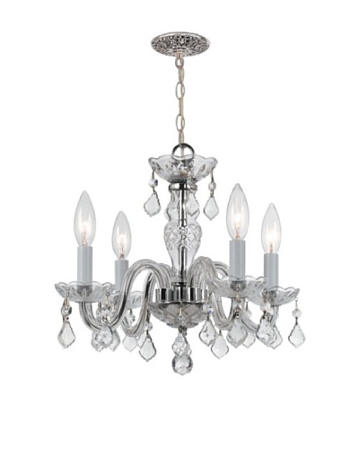 Kensington Chandelier with Swarovski SPECTRA Crystals, Chrome