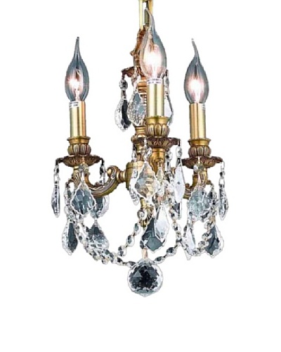 Elegant Lighting Lillie 3-Light Pendant [French Gold]