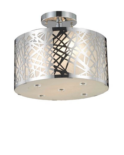 Elegant Lighting Prism Flush Mount [Chrome]