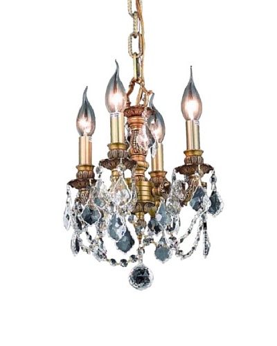 Elegant Lighting Lillie 4-Light Pendant [French Gold]