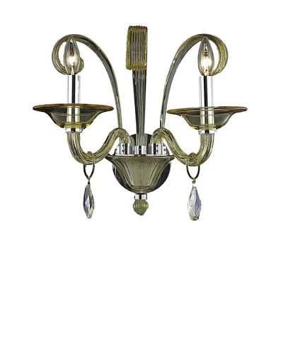 Elegant Lighting Muse Wall Sconce, Yellow