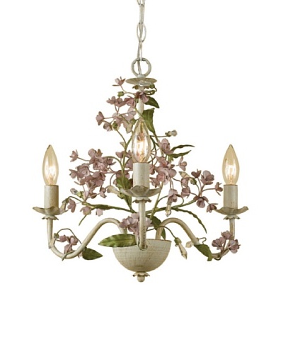 Grace Chandelier, Antique Cream Finish