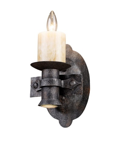 Elk 14000/1+1 Cambridge 1+1 Light Sconce In Moonlit Rust