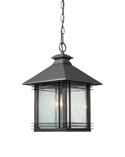 Elk Lighting 42303/1 Blackwell One Light Outdoor Pendant, Graphite