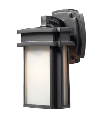 Artistic Lighting Sedona 1 Light 10 Outdoor Sconce, Graphite