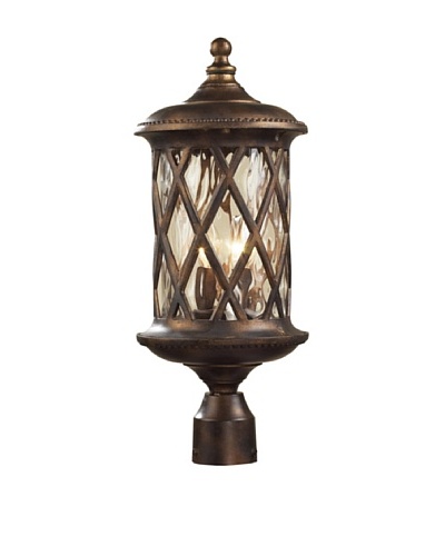 Artistic Lighting Barrington Gate 2 Light Outdoor Post Light, Hazelnut Bronze