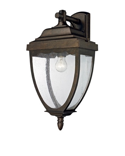 Artistic Lighting Brantley Place 1 Light 23 Outdoor Sconce, Weathered Rust