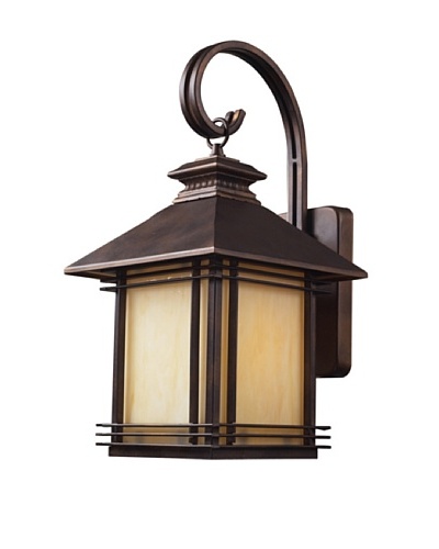 Artistic Lighting Blackwell 1 Light 19 Outdoor Sconce, Hazelnut Bronze