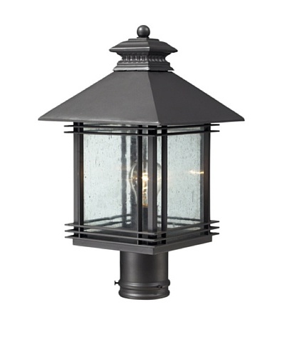 Artistic Lighting Blackwell 1 Light 18 Outdoor Post Light, Graphite