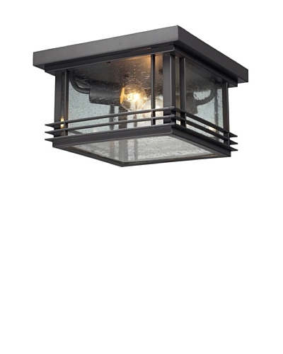 Artistic Lighting Blackwell 2 Light 7″ Outdoor Flushmount, Graphite