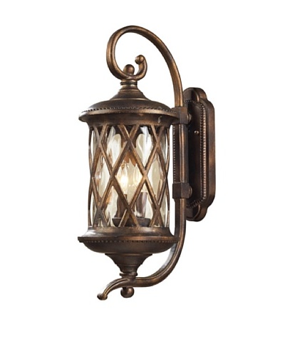 Artistic Lighting Barrington Gate 2 Light 24 Outdoor Sconce, Hazelnut Bronze