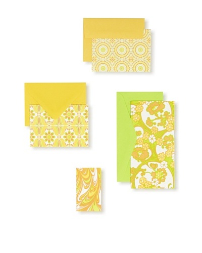 Elum Linoleum Collection, Yellow/Orange