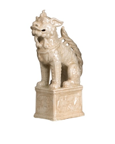 Emissary Ceramic Guardian Lion on Base