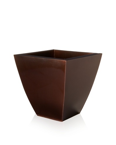 Emissary Square Tapered Planter [Metallic Rust]