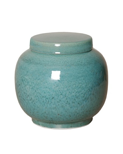 Emissary Lantern Temple Jar, Lagoon Speckle