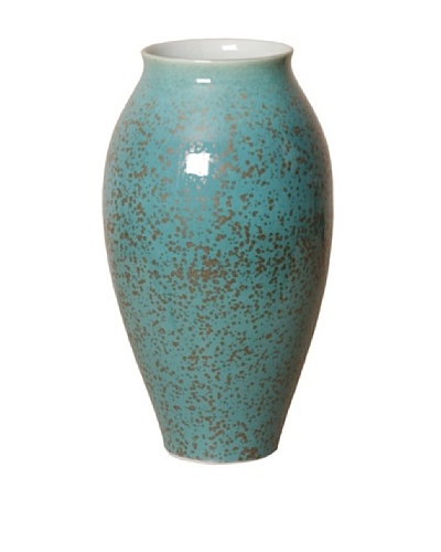 Emissary Tall Flair Vase, Lagoon Speckle