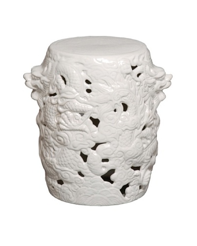 Emissary Ceramic Dragon Stool