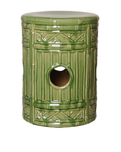 Emissary Ceramic Bamboo Stool