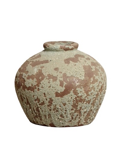 Emissary Ceramic Encrusted Sunken Urn