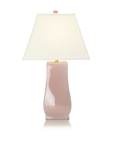 Emissary Lighting Rectangular Vase Lamp, Rose