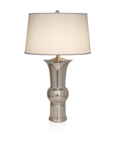 Emissary Lighting Metallic Lamp, Silver