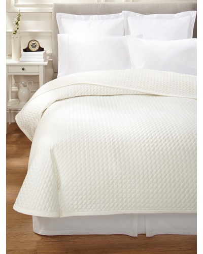 Errebicasa Venezia Quilted Coverlet [Ivory]