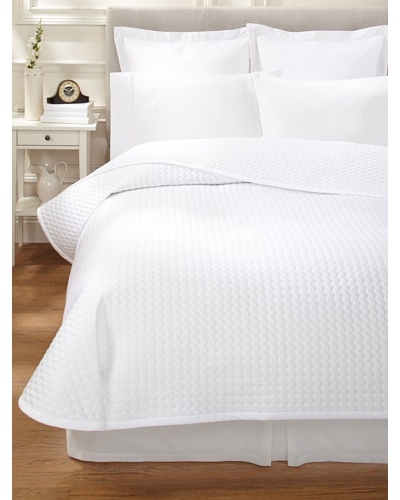 Errebicasa Venezia Quilted Coverlet [White]