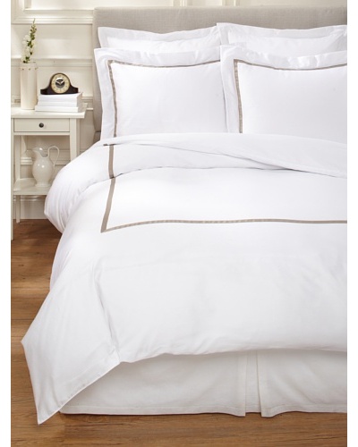 Errebicasa Egadi Duvet Cover Set [White/Khaki]