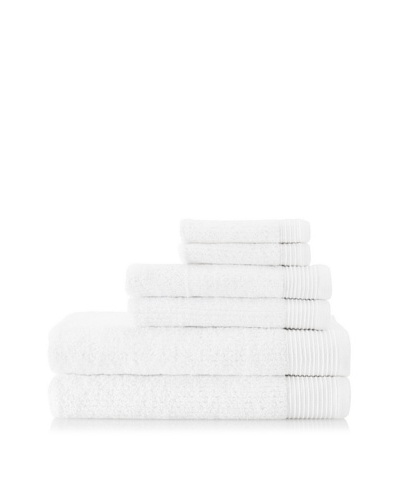 Espalma Brilliance 6-Piece Towel Set, White