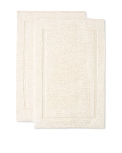 Espalma Set of 2 Signature Bath Rugs [Cream]