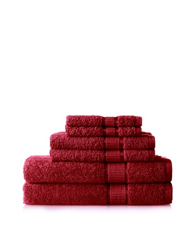 Espalma Ambassador 6-Piece Towel Set, Merlot