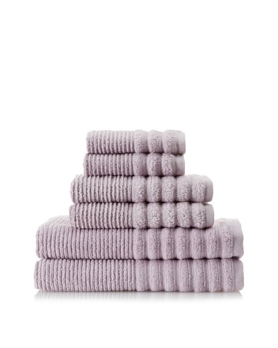 Espalma Boucle Rib 6-Piece Towel Set, Lavender
