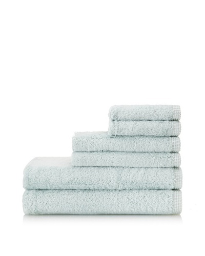 Esplama 6-Piece Bamboo Viscose Towel Set, Seaglass