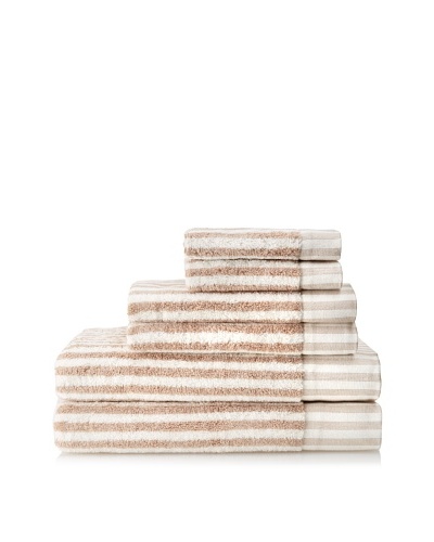 Esplama 6-Piece Country Road Stripes Towel Set