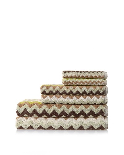 Esplama Zig Zag 6-Piece Set, Green
