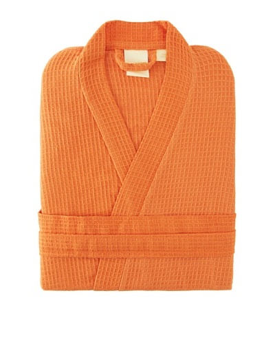 Esplama Club Waffle Resort Robe, Orange, 39″