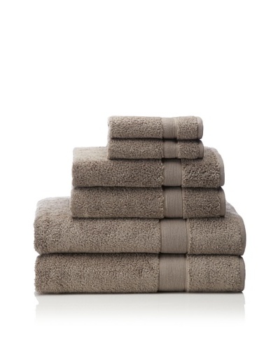 Esplama 6-Piece Signature Bath Towel Set, Gunmetal