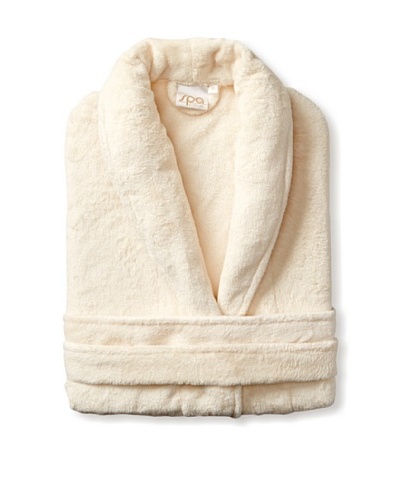 Esplama Cuddle Shawl Robe, Natural